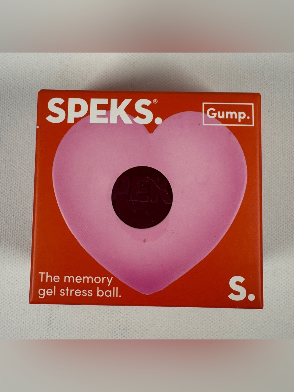 SPEKS GUMP HEART  - LIMITED EDITION AND RARE (PINK)